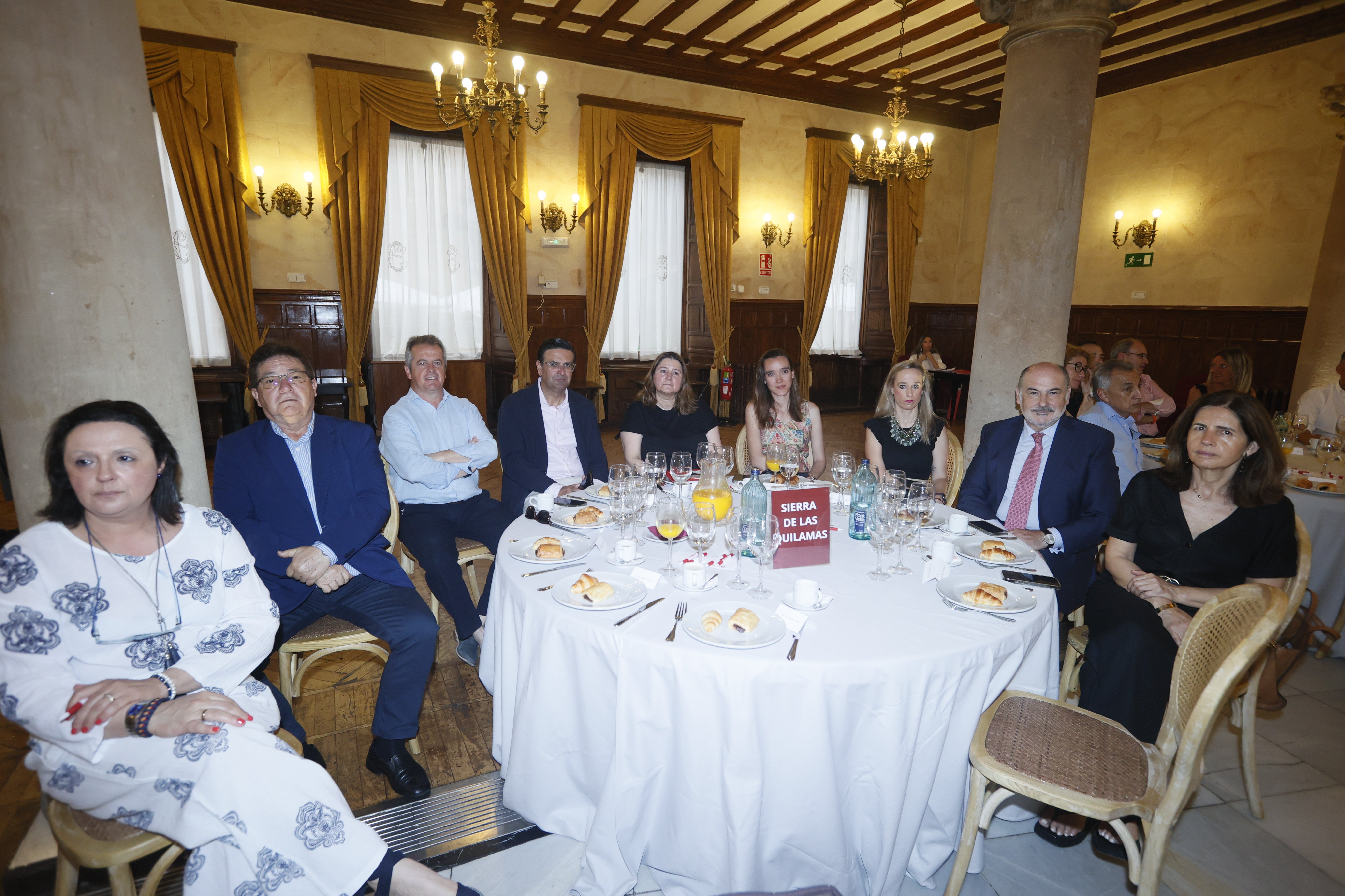 Pilar Cortés (Gerxo Impex), Ignacio Hernández (Nanta), Jorge Ruiz (Gestoría Mays), Antonio García (Más Prevención), Maribel Crespo (LA GACETA), María De Diego (Hotel Don Gregorio), Laura González (Hotel Eunice), Joaquín Tabernero (Finsa) y María Jesús García (Ibéricos El Torreón).