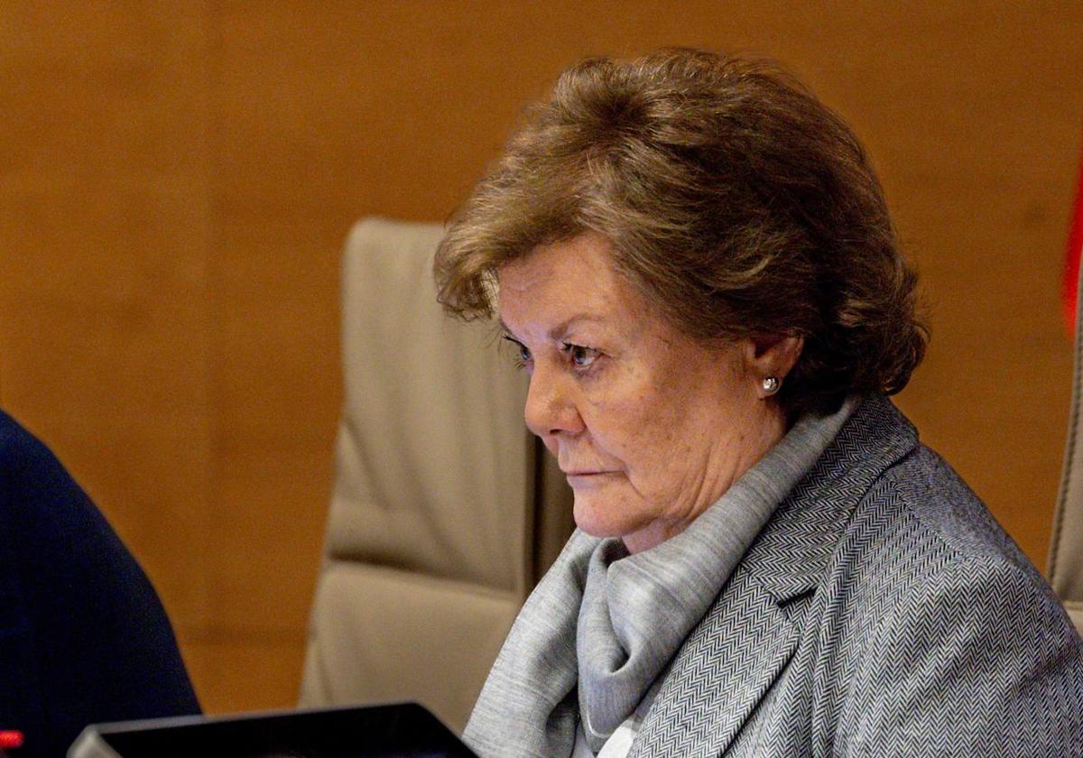 La presidenta del Tribunal de Cuentas, Enriqueta Chicano.