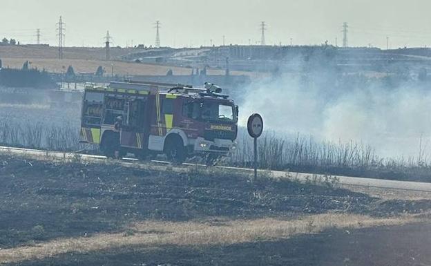 Los Bomberos, presentes en la zona.