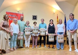 Imagen de ganadores y homenajeados en la gala celebrada en el convento de San Francisco