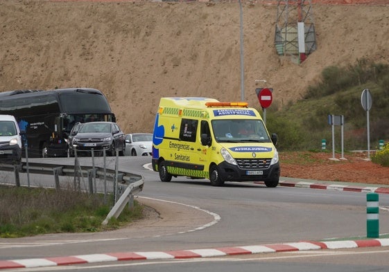 Una ambulancia del Sacyl.