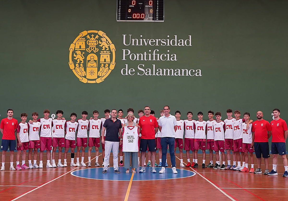 La UPSA acoge a la selección cadete masculina de baloncesto de Castilla y León
