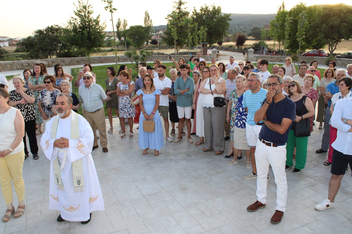 La Virgen de Valparaíso regresa a su ermita en Santibáñez de Béjar