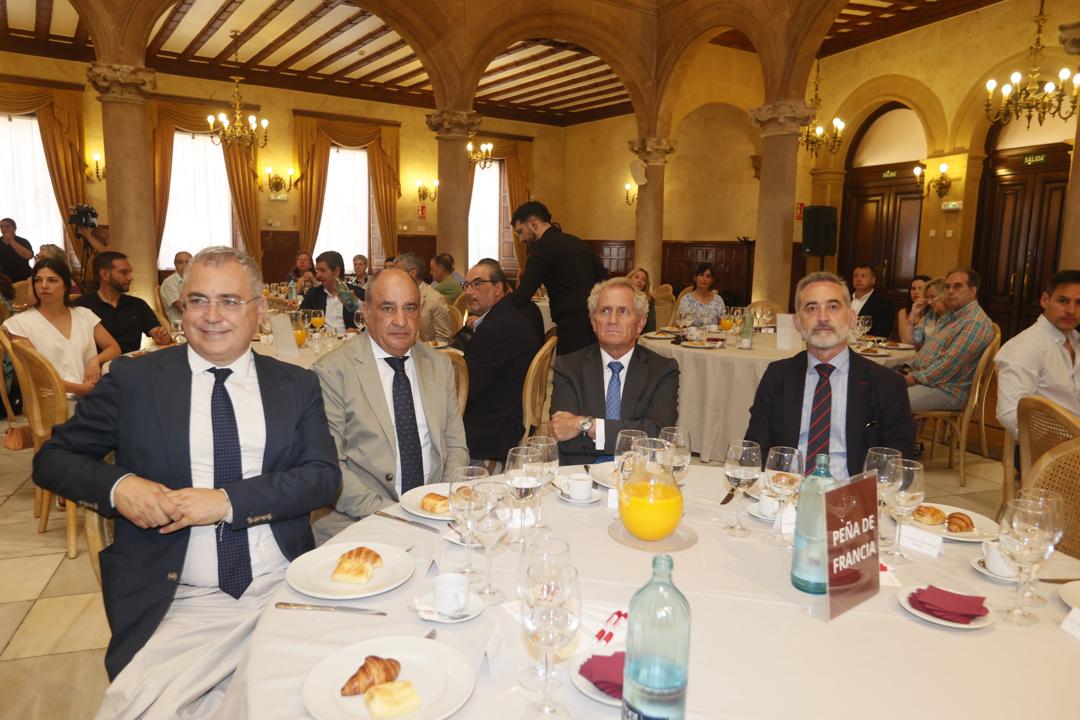 David Sánchez Stéphan (gerente de Cetramesa), Eugenio Blázquez Manjón (gerente de desarollo de negocio de Grupo Avanza), Jaime González Lucas (director general de LA GACETA) y Fernando Díaz Torres (secretario territorial de la Junta de Castilla y León).
