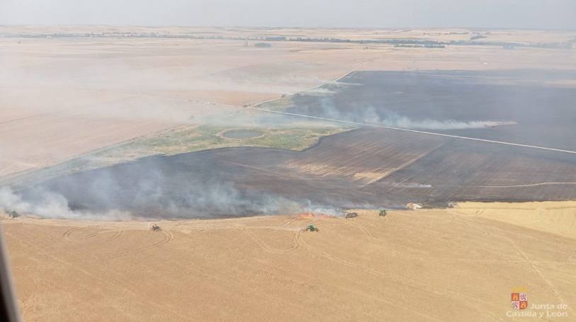 Imagen del incendio.