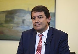 El presidente de la Junta de Castilla y León, Alfonso Fernández Mañueco.