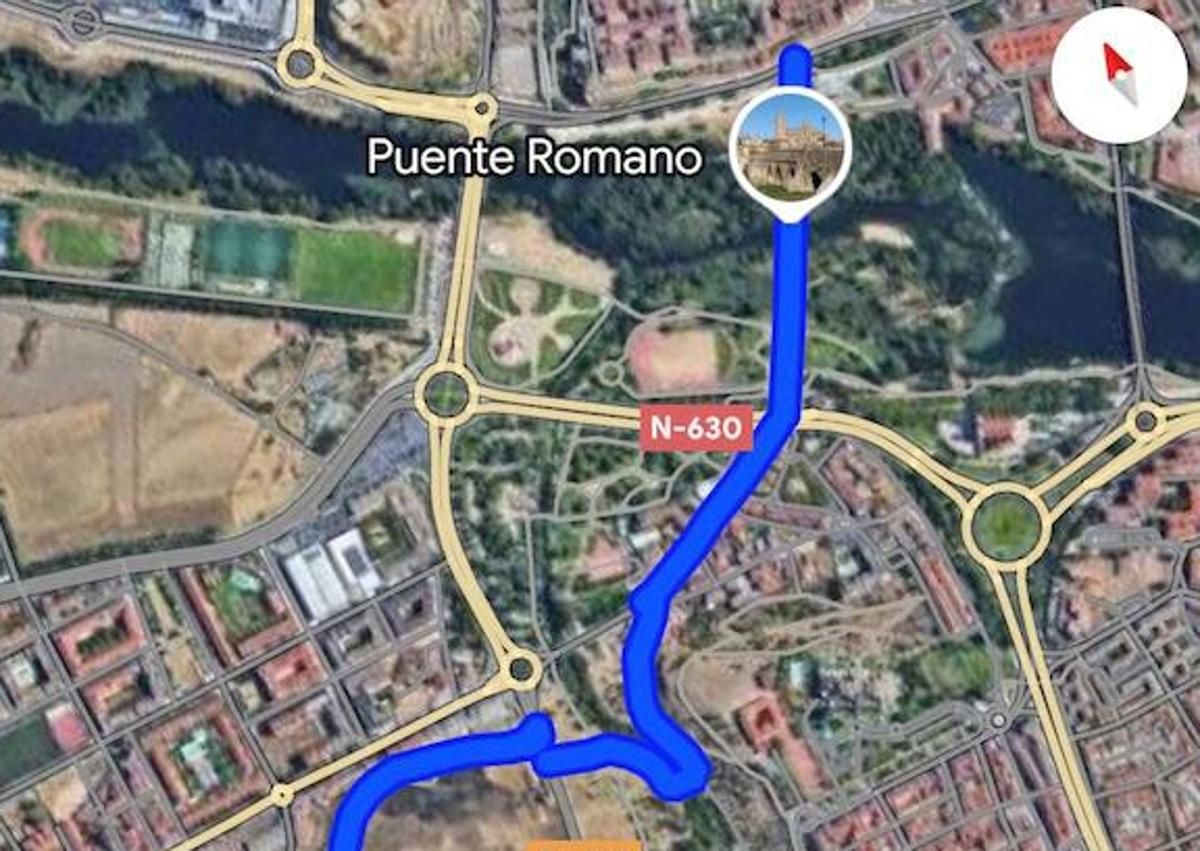 Imagen secundaria 1 - Supuesta localización de la calle 'fantasma' Sánchez Freire.