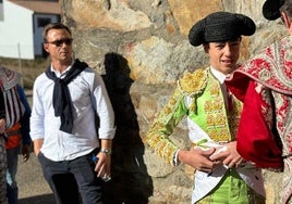 Marco Pérez, antes de hacer el paseíllo.