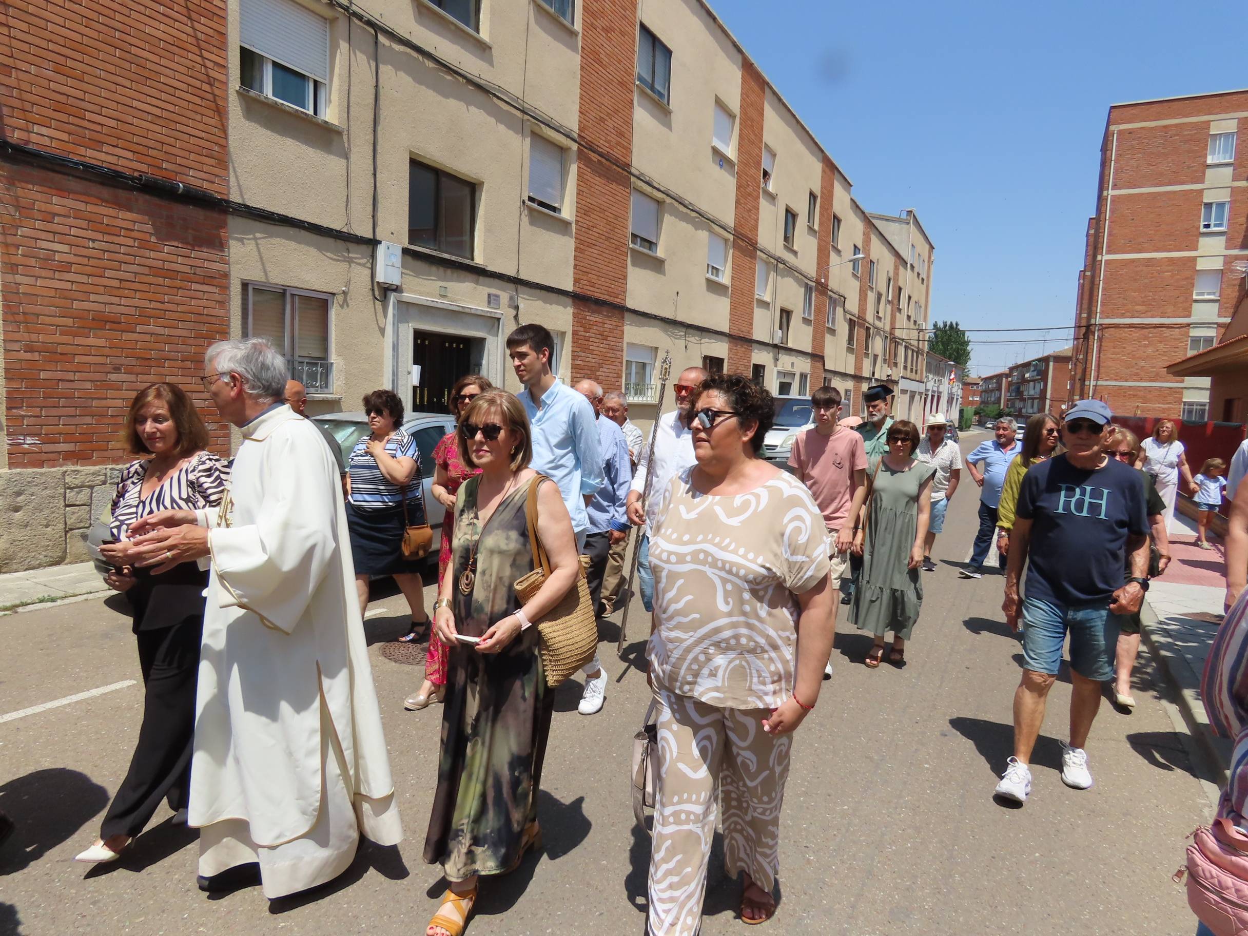 Bendición por San Cristóbal en Peñaranda