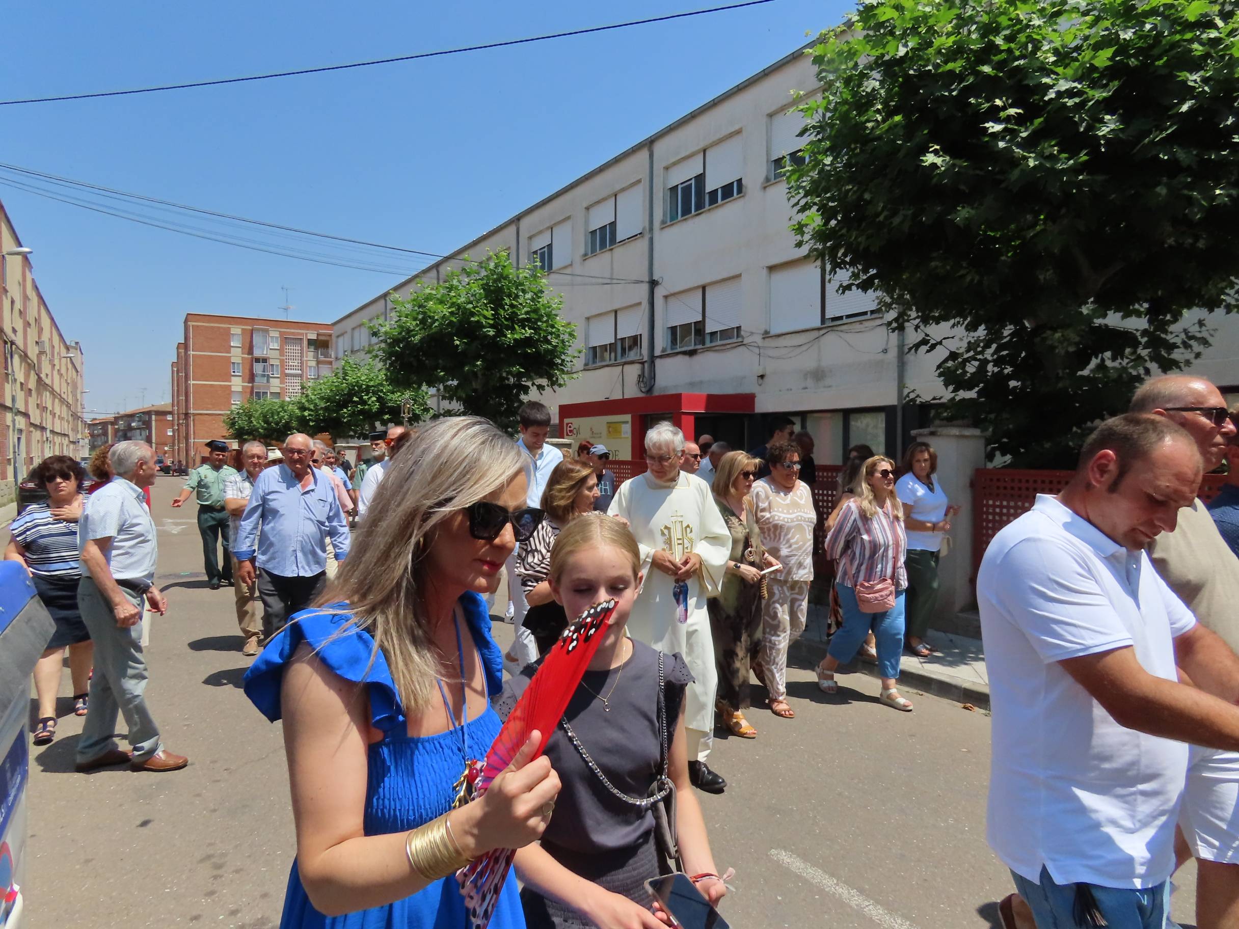Bendición por San Cristóbal en Peñaranda