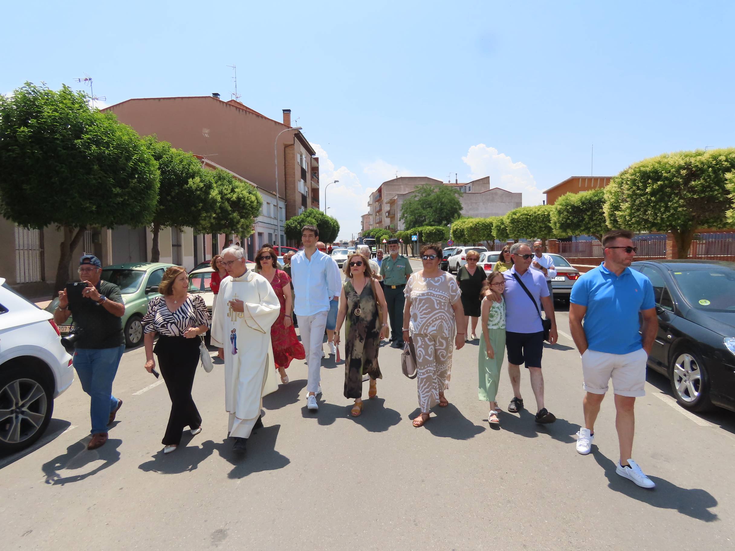 Bendición por San Cristóbal en Peñaranda