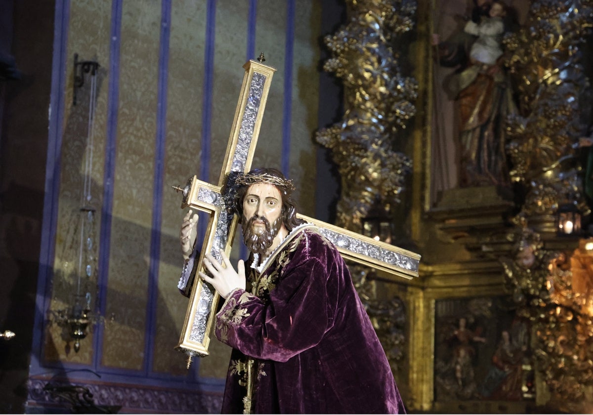 Imagen de Jesús Nazareno, en la iglesia de San Julián.
