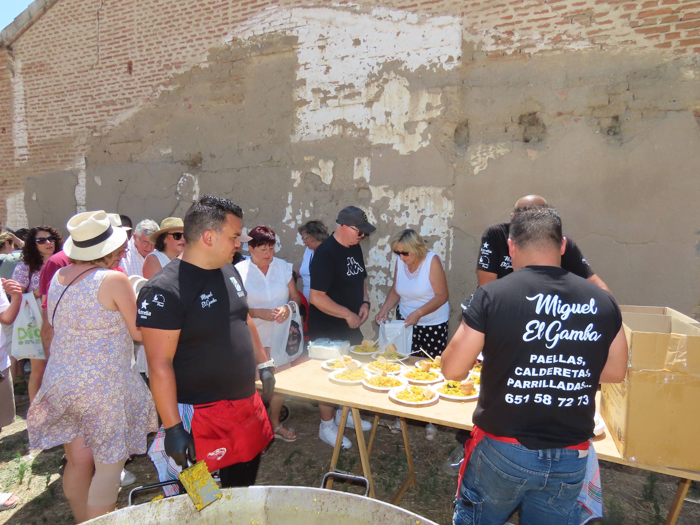 400 platos de paella para poner fin a las fiestas de Mancera