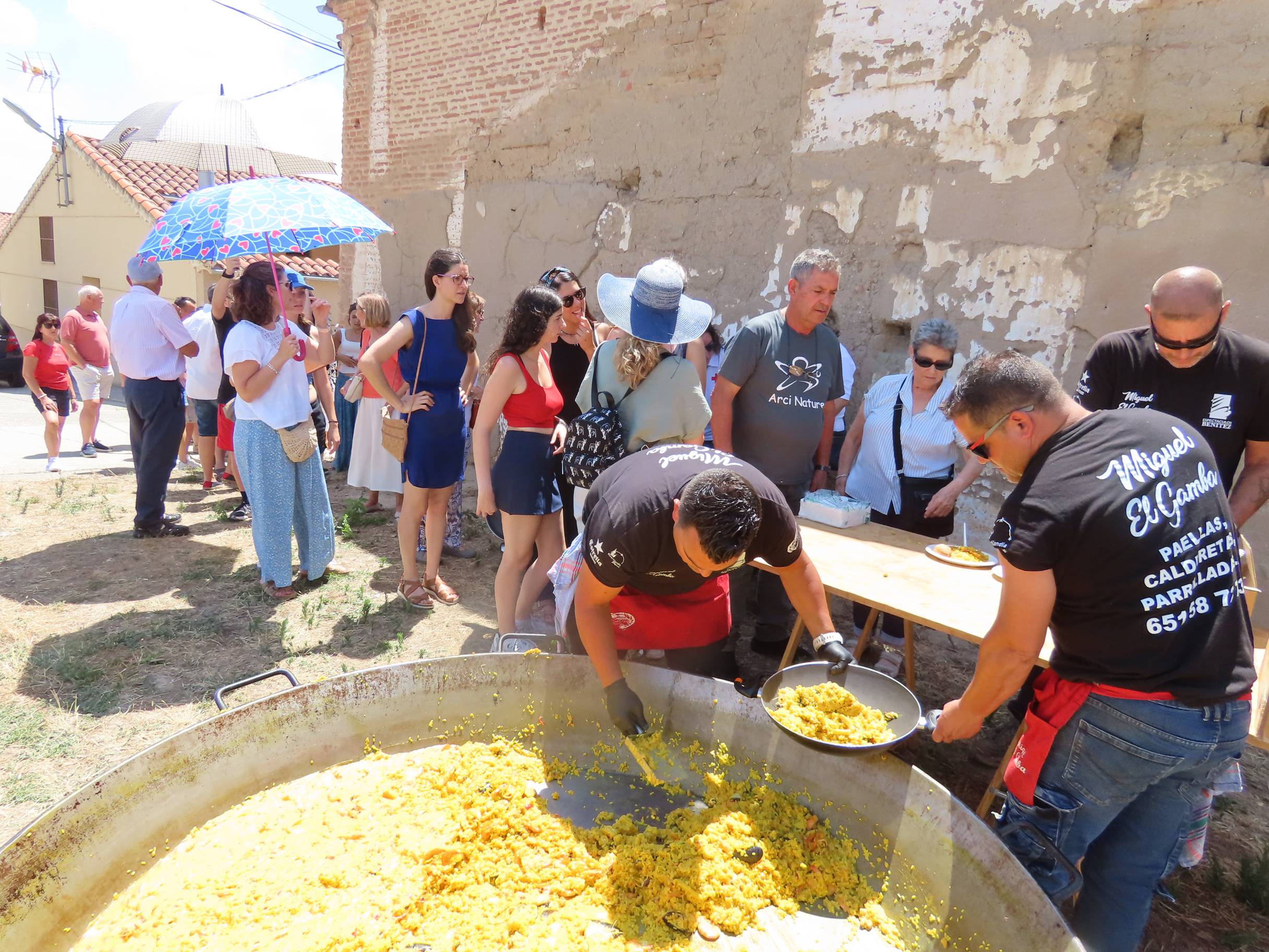 400 platos de paella para poner fin a las fiestas de Mancera