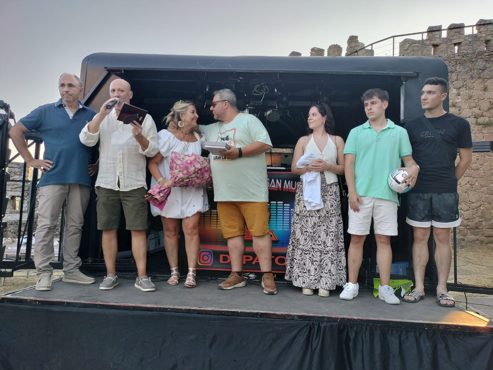 El barrio de La Antigua en Béjar honra a San Cristóbal para despedir sus fiestas de verano