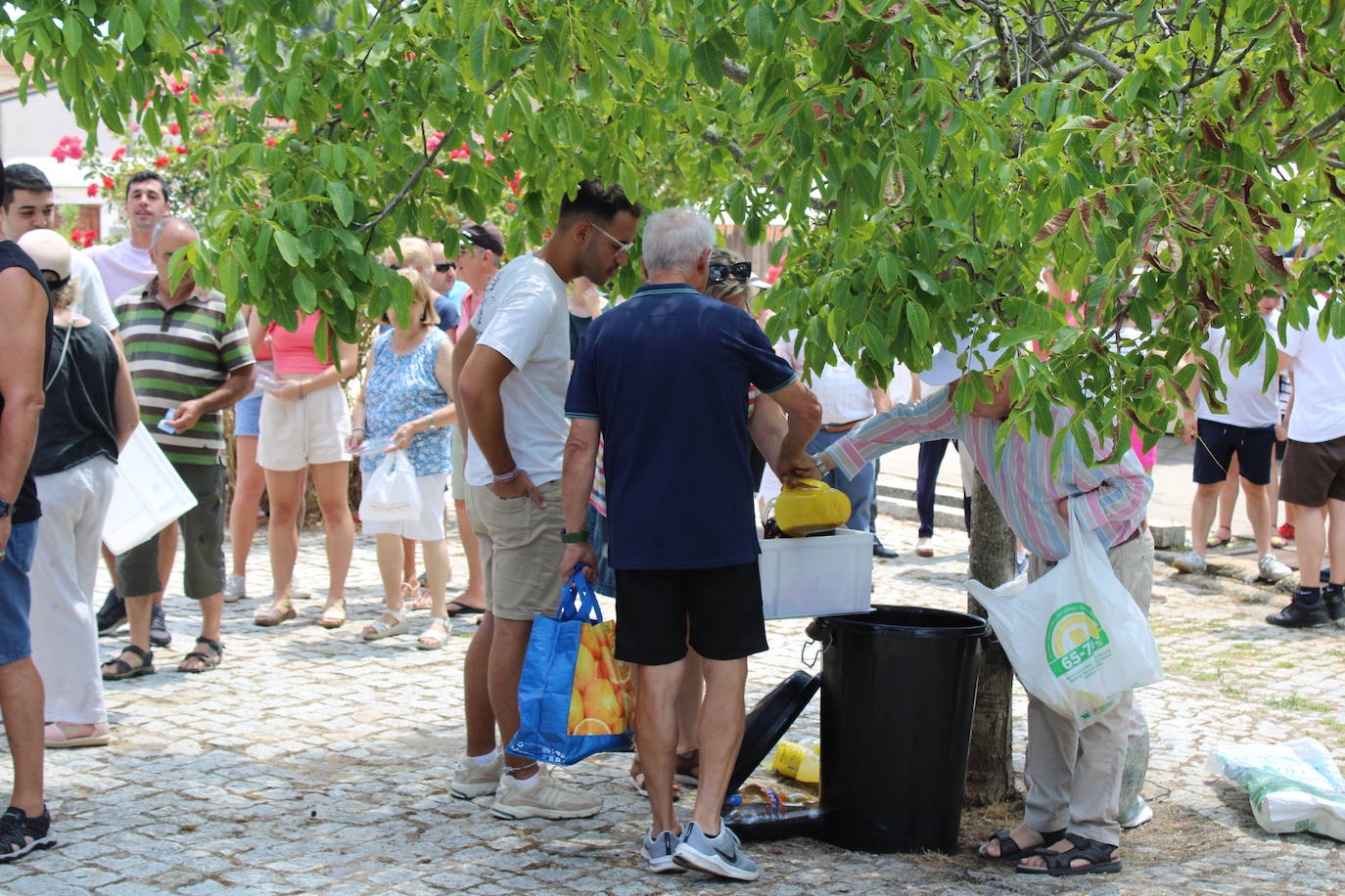 Endrinal despide sus fiestas con el día del Cristo y la paella