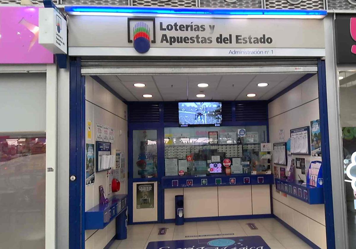 Imagen de la administración donde se selló el boleto.
