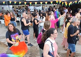 La celebración llenó Alberguería de actividad y de público