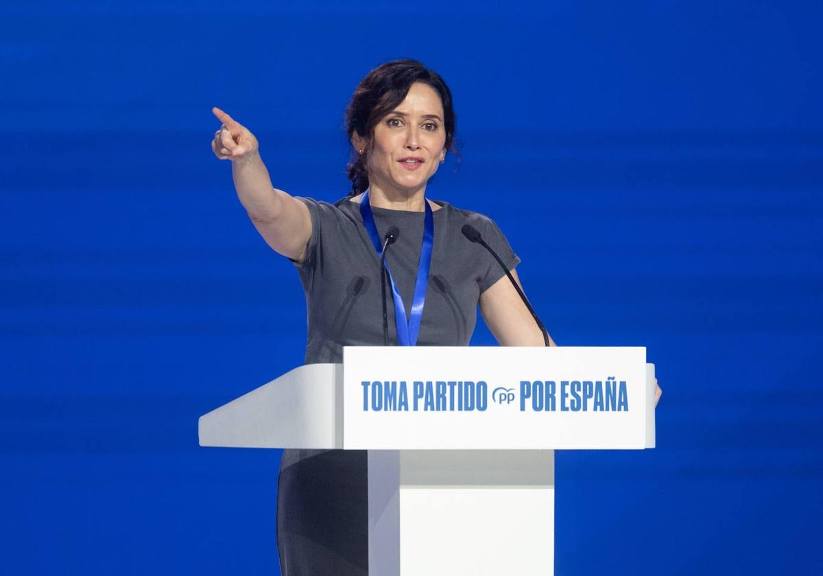 La presidenta de la Comunidad de Madrid, Isabel Díaz Ayuso.