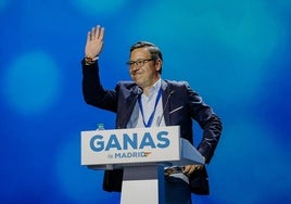 El portavoz del PP en la Asamblea de Madrid, Alfonso Serrano.
