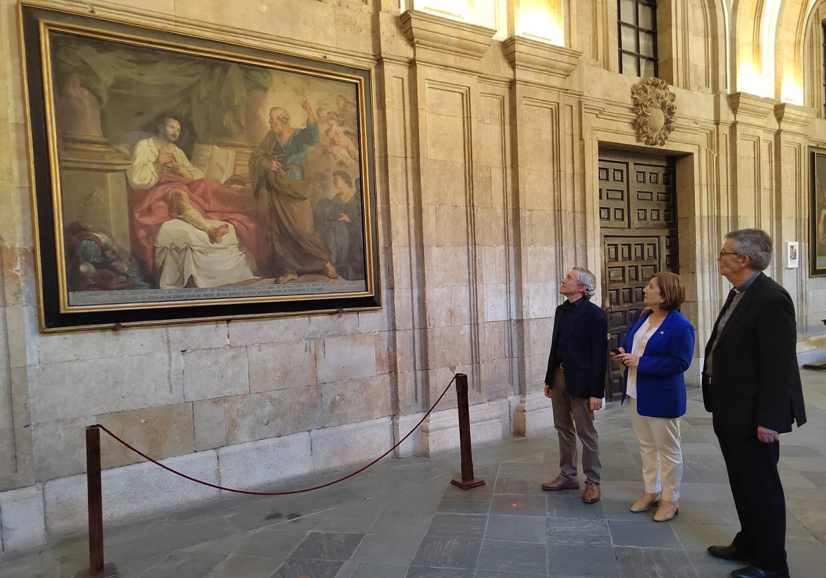 José Alberto Conderana, Rosa López y Santiago García-Jalón.