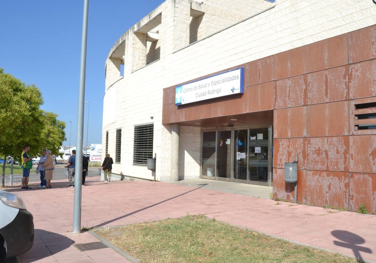 Exterior del Centro de Salud de Ciudad Rodrigo