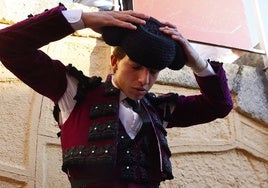 Julio Norte, en el patio de cuadrillas de La Glorieta.