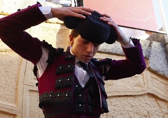 Julio Norte, en el patio de cuadrillas de La Glorieta.