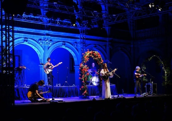 Concierto de 'La Bien Querida' en la segunda jornada de 'Las noches de Fonseca'.