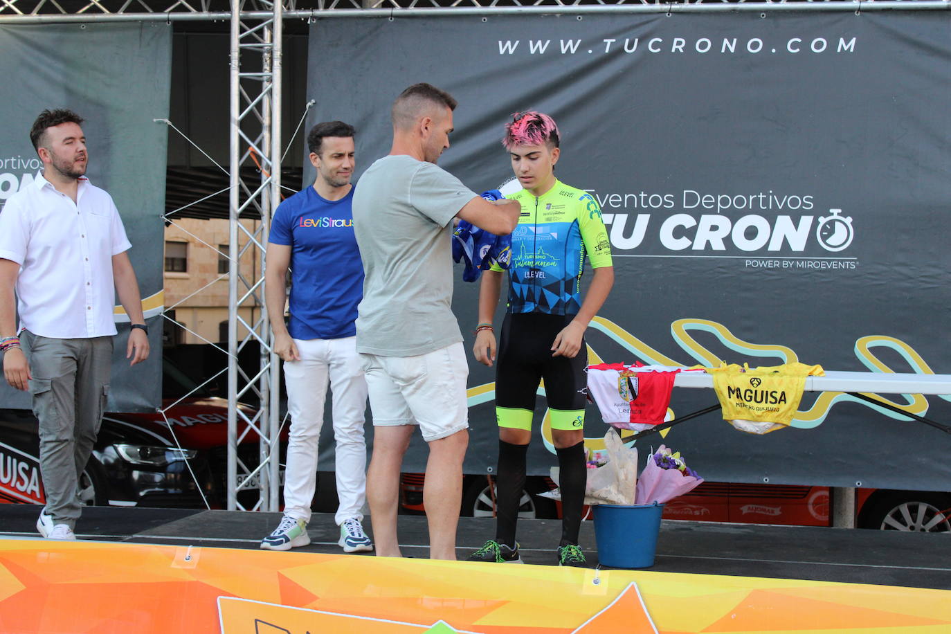 La selección portuguesa se lleva la victoria en la contrarreloj por equipos de la Vuelta Ciclista a Guijuelo