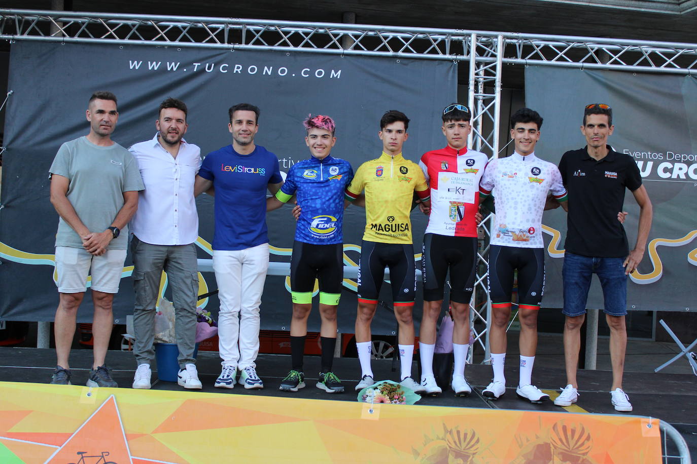 La selección portuguesa se lleva la victoria en la contrarreloj por equipos de la Vuelta Ciclista a Guijuelo