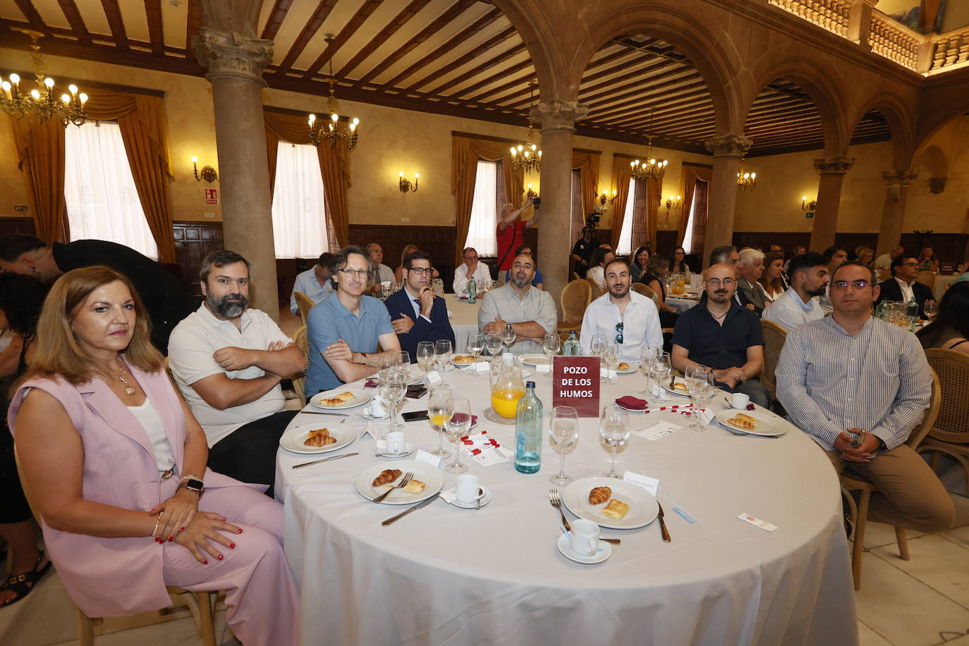 María Jesús Pérez (Minsait), David Alonso (Horus Hardware), Marcos Mateos (Parque Científico), Daniel García (LA GACETA), Saúl Hernández (Idimad 360), Jesús Manuel Nieto (Glifing), Ricardo Hernández (Daremapp) y Rodolfo Chaves (Dominatech).