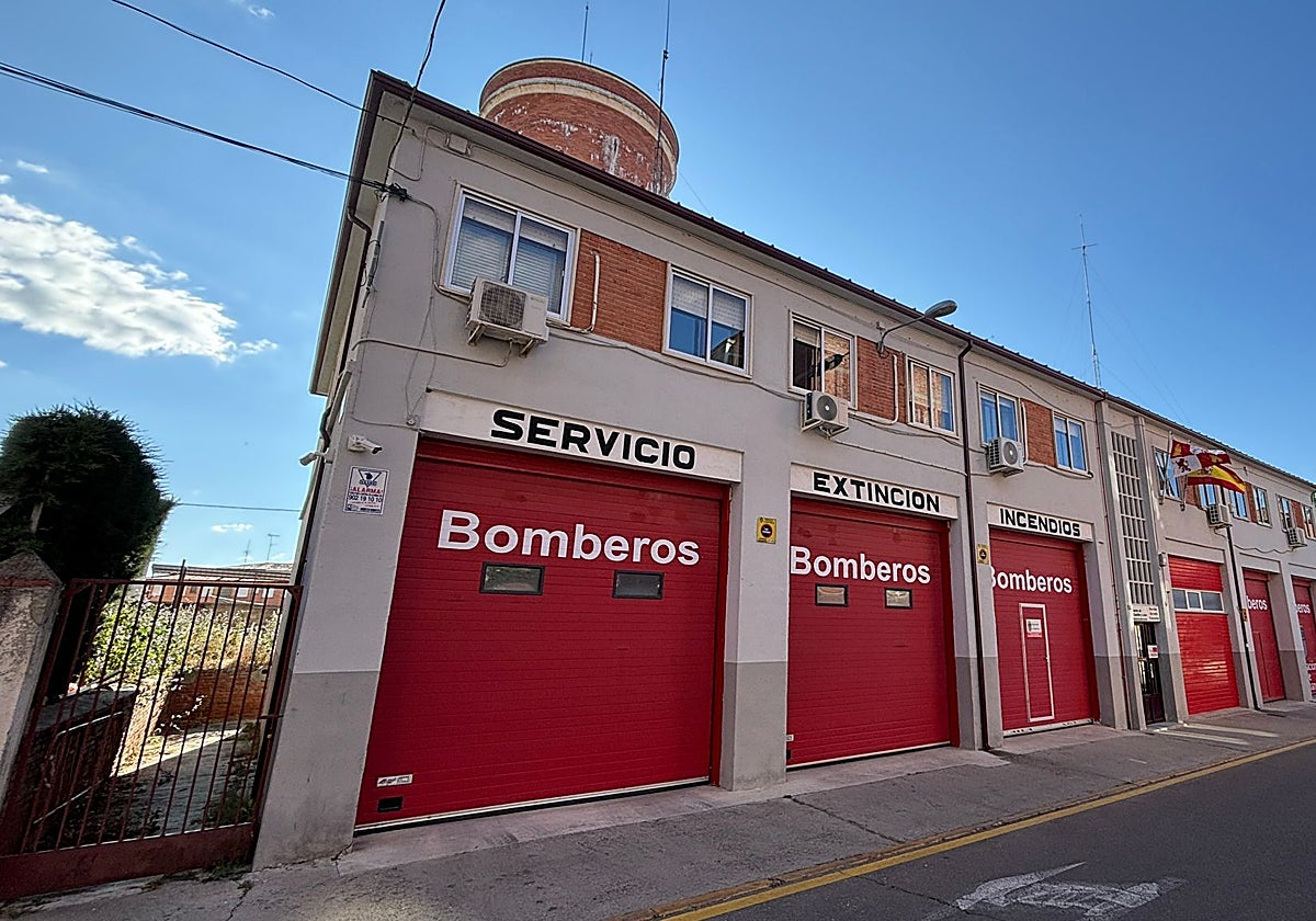 Parque de bomberos de la Diputación en Peñaranda de Bracamonte.