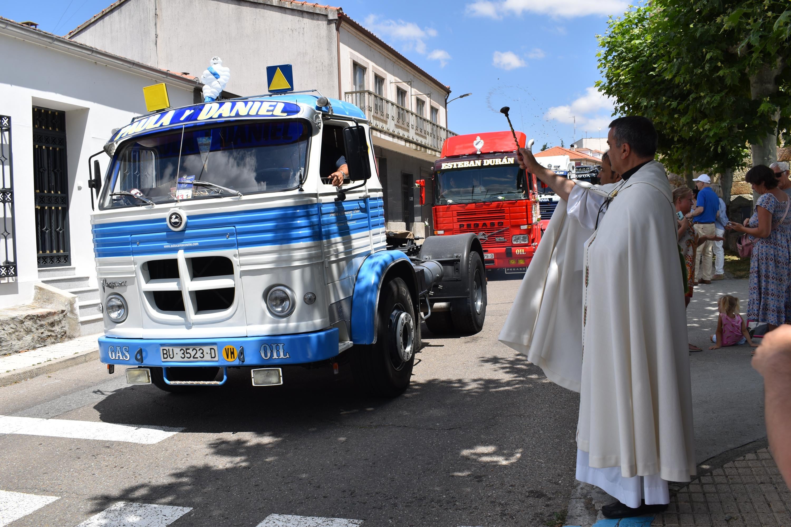 Devoción sobre ruedas en Alba de Tormes por San Cristóbal