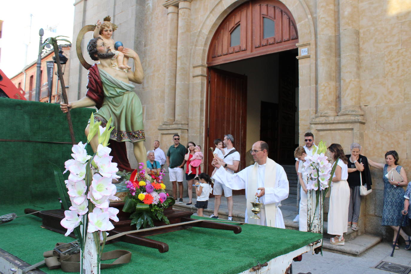 Guijuelo recibe la bendición de San Cristóbal