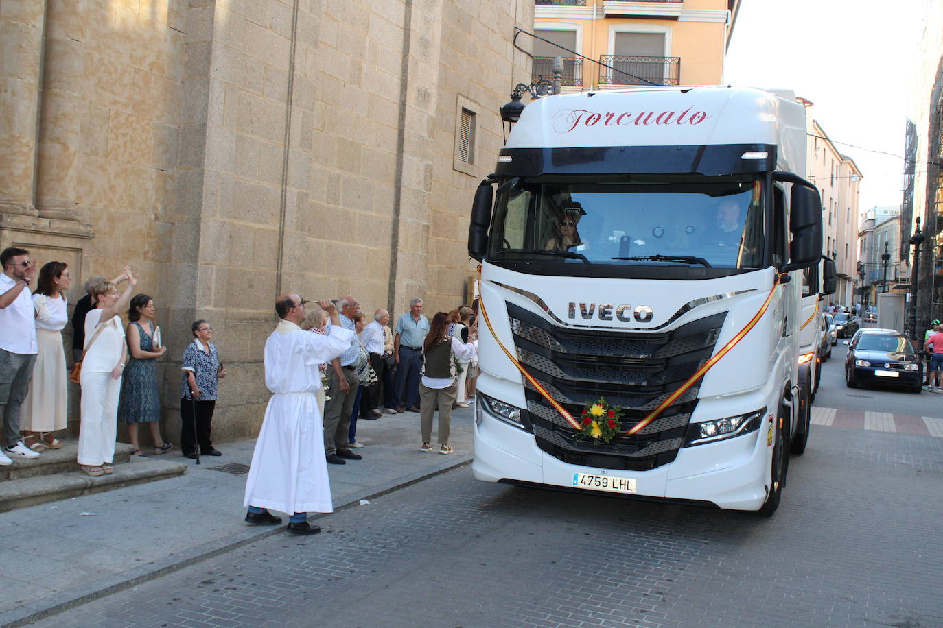 Guijuelo recibe la bendición de San Cristóbal