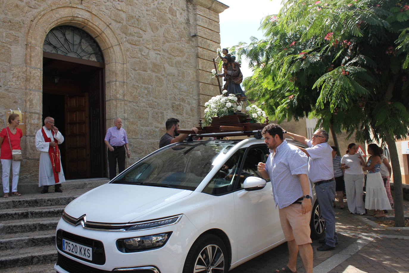 San Cristóbal vela por los conductores de Ciudad Rodrigo