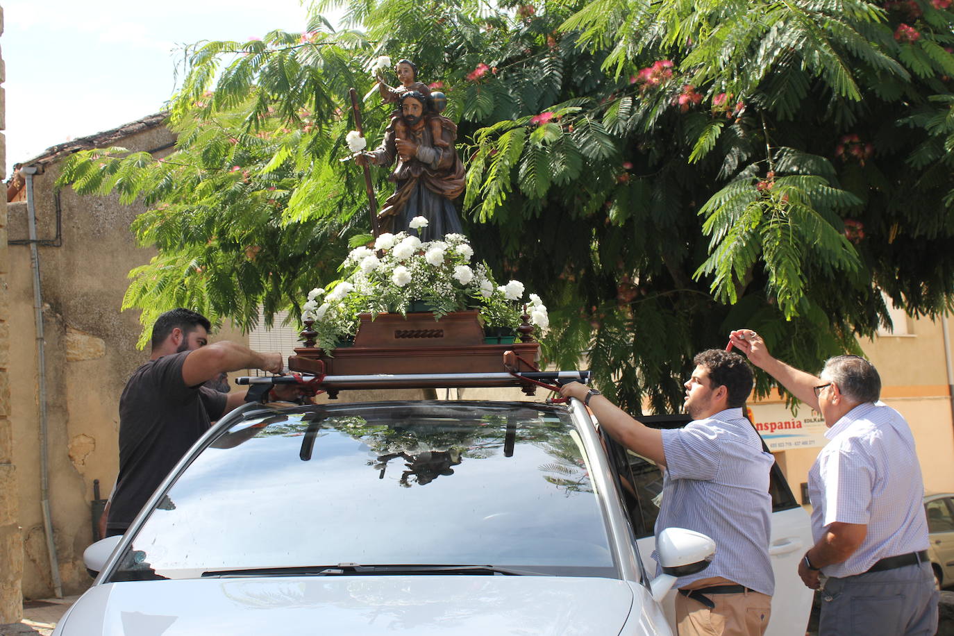 San Cristóbal vela por los conductores de Ciudad Rodrigo