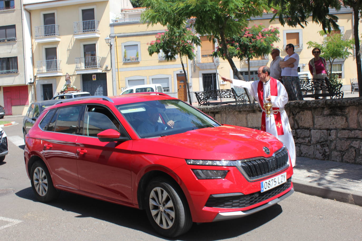 San Cristóbal vela por los conductores de Ciudad Rodrigo