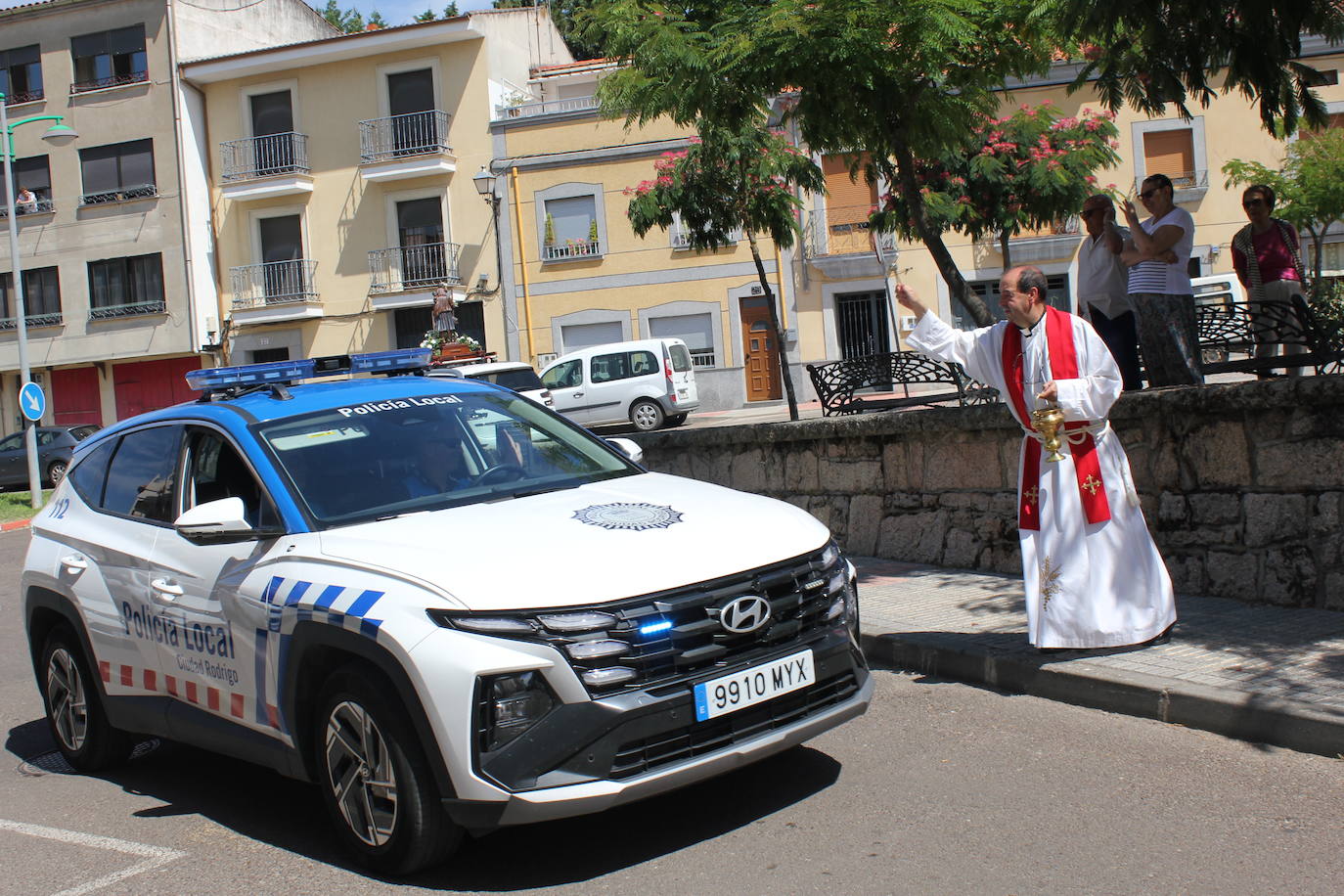 San Cristóbal vela por los conductores de Ciudad Rodrigo