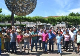 Un momento del acto desarrollado en Ciudad Rodrigo.