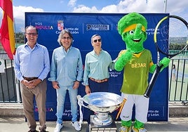 Jaime Fraile, Luis Francisco Martín, Enrique Sánchez-Guijo y 'Musgui', en la presentación del Open.