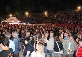 Lleno en la plaza de toros en la sesión del sábado del Festival.