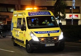Una ambulancia del Sacyl.