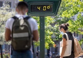 Una imagen de la ola de calor.