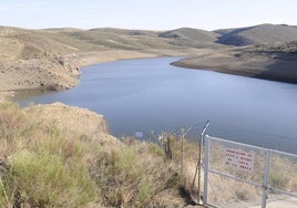 Una imágen de archivo del embalse del Águeda.