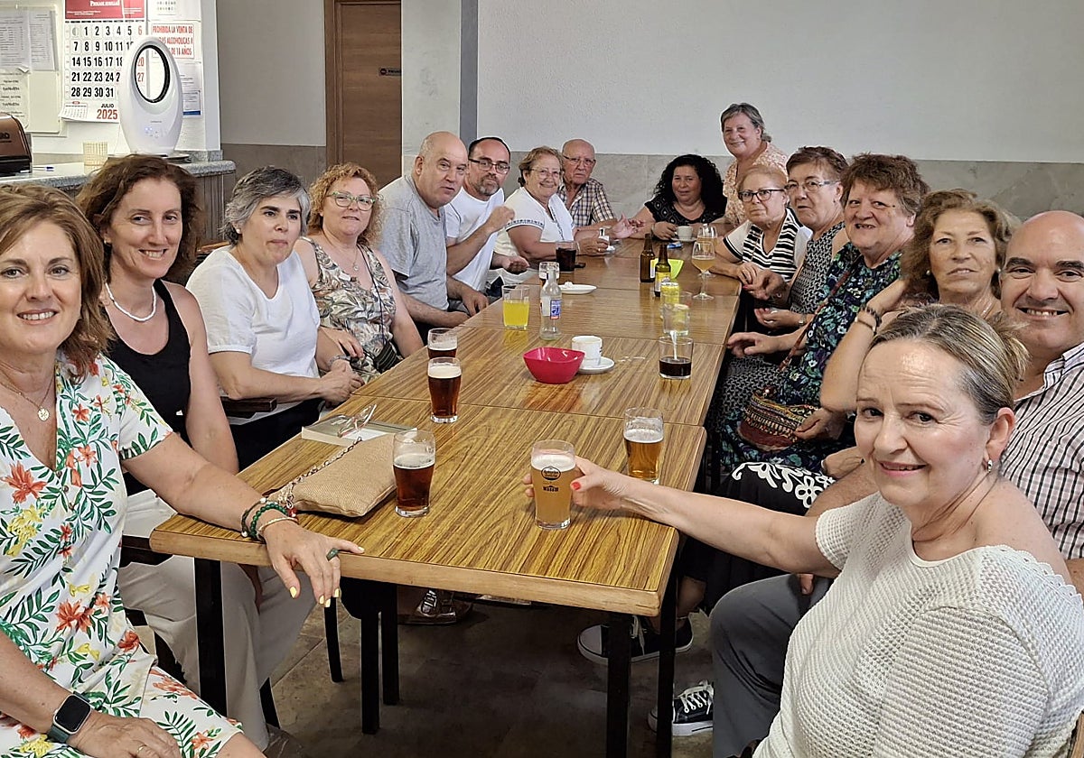 Participantes, en la última reunión del club de lectura.