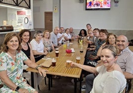 Participantes, en la última reunión del club de lectura.