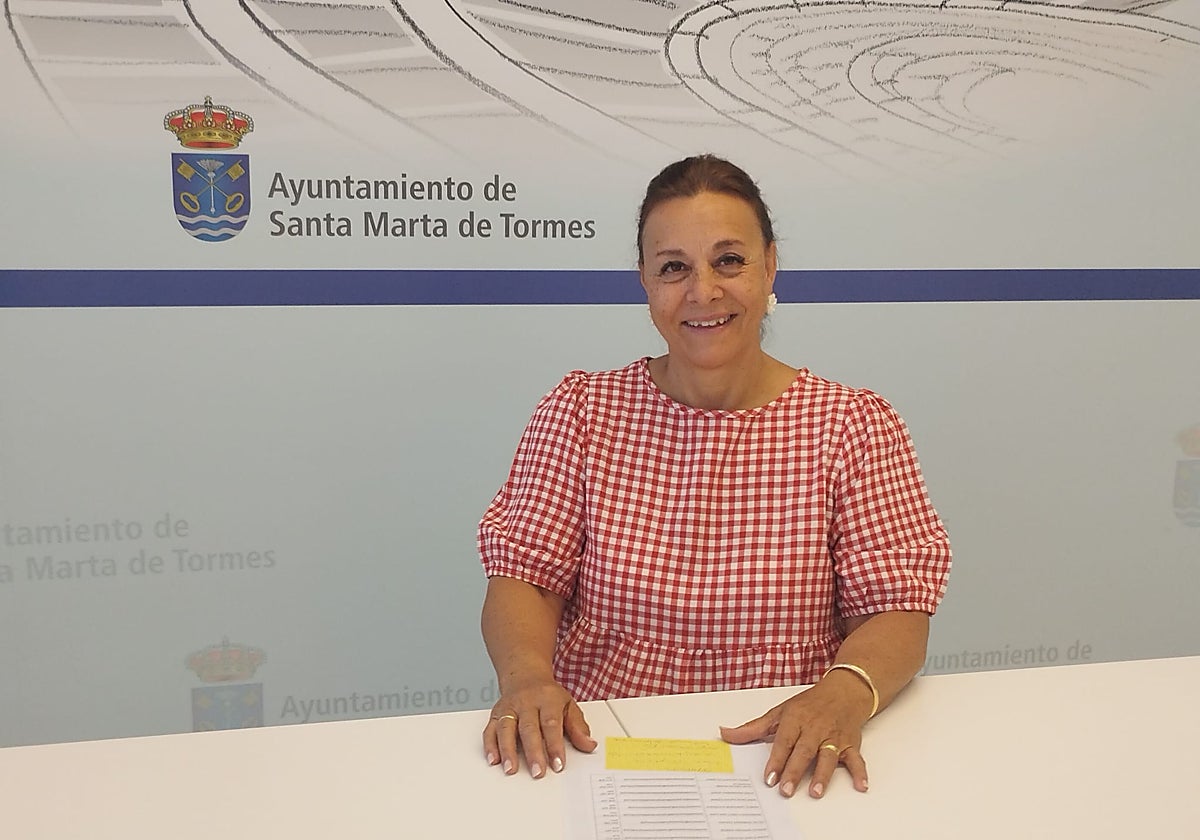 La edil del Ayuntamiento, Mari Cruz Gacho.