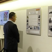 Un miembro de la Asociación de Promoción e Intercambio Hispano-Chino (APIHC), en la inauguración.
